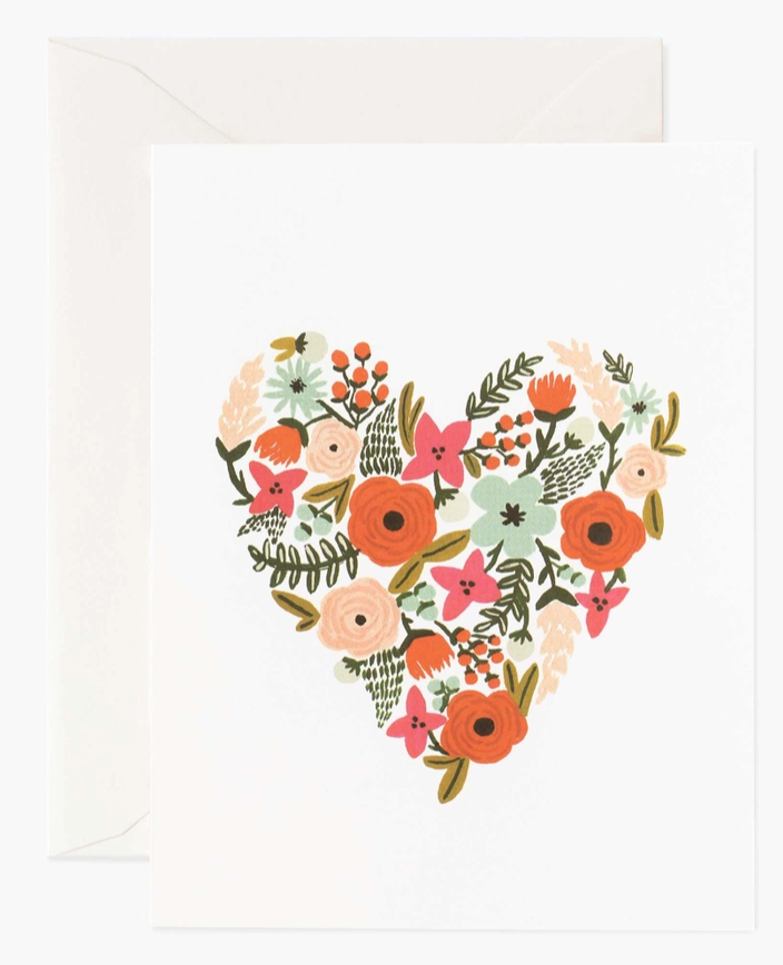 'Floral Heart' - Schmidt's Papeterie