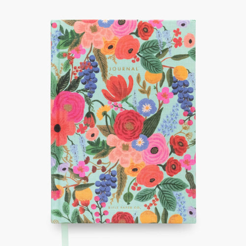 Garden Party Fabric Journal - Schmidt's Papeterie