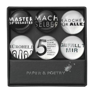 Magnet Set "Sprüche Thema 2" - Schmidt's Papeterie