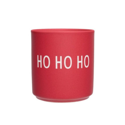 Porzellanbecher 'HO HO HO'
