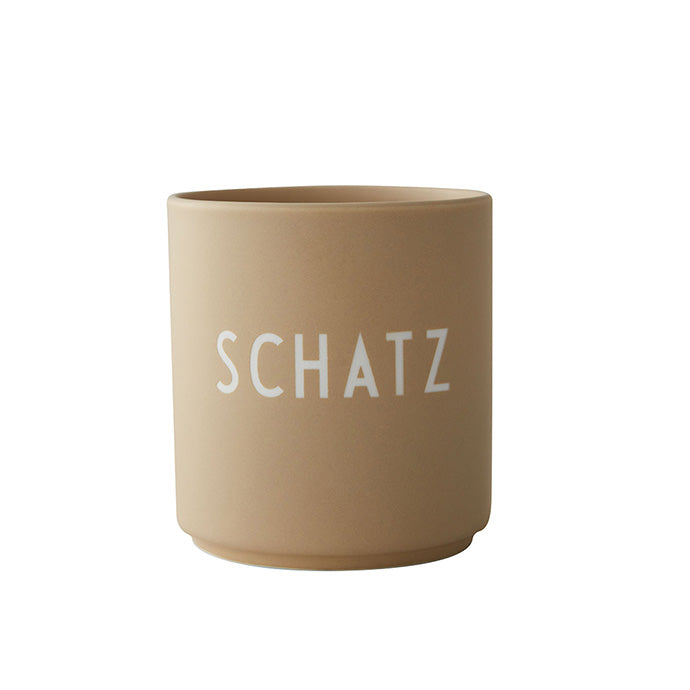 Porzellanbecher 'SCHATZ'