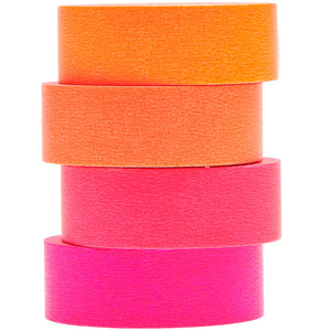 Tape Set Neon Rottöne