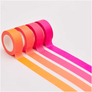 Tape Set Neon Rottöne