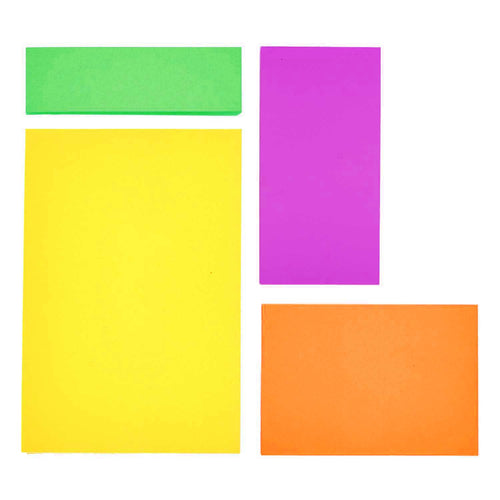 Haftnotizen neon 