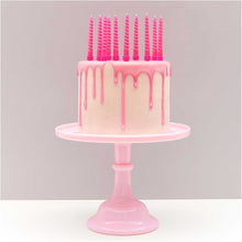 Lade das Bild in den Galerie-Viewer, Spiral-Kuchenkerzen Neon Pink