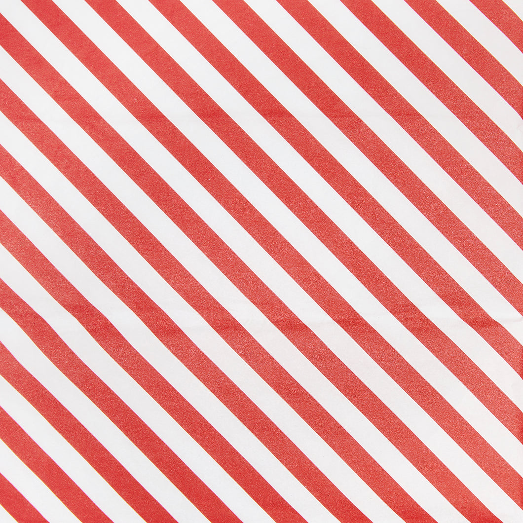 Seidenpapier Streifen rot/weiß