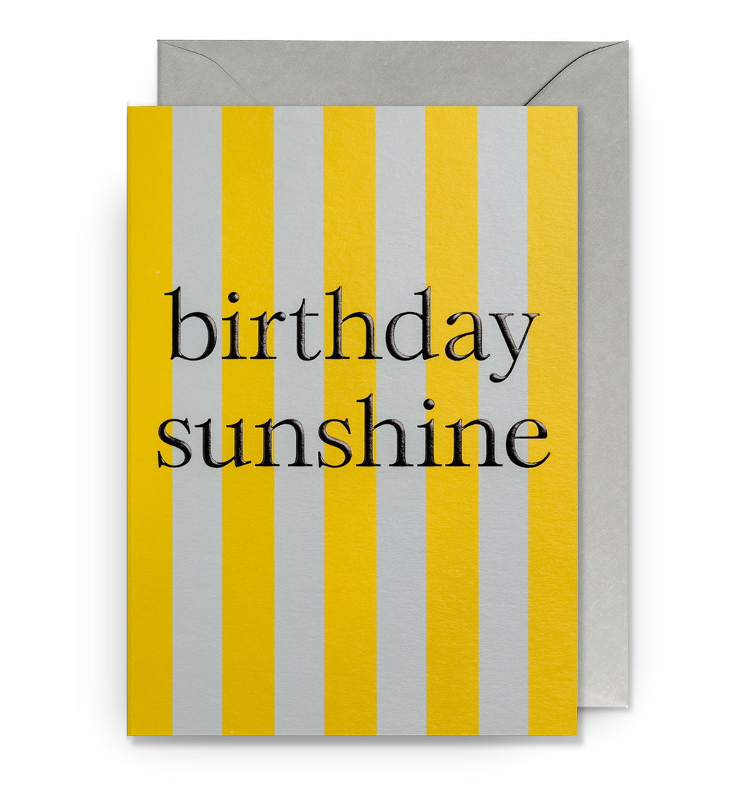 Birthday Sunshine Stripes