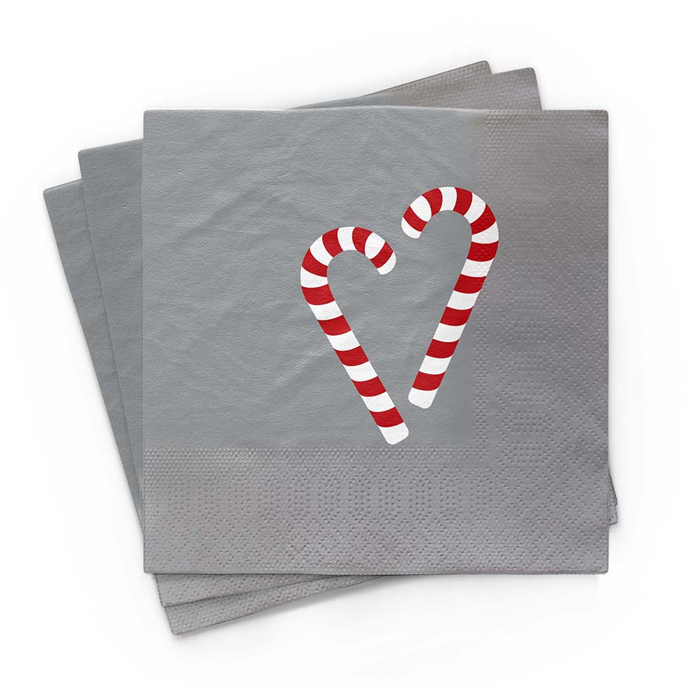 Papierserviette 'Zuckerstange'