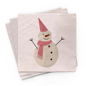 Papierserviette 'Schneemann'