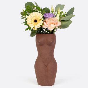 Body Vase Brown
