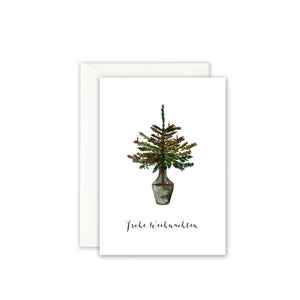Weihnachtsbaum in Vase