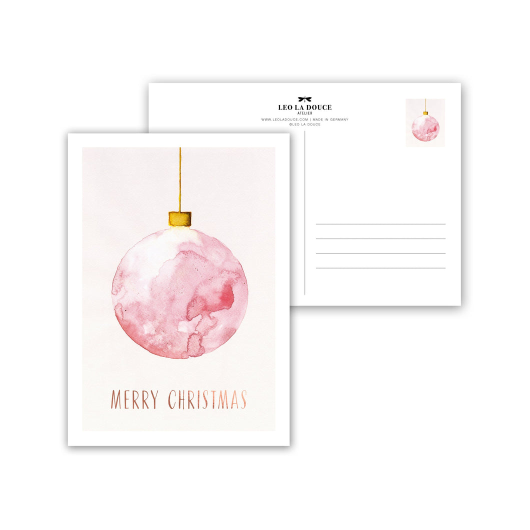 Rose Christmas Bauble