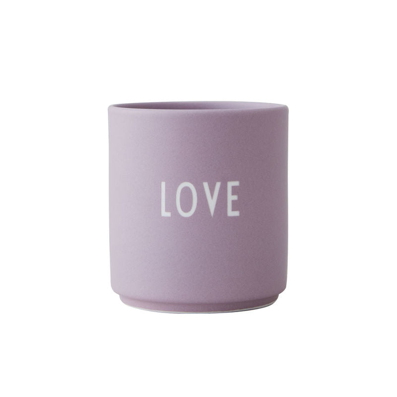 Porzellanbecher LOVE Lavendel - Schmidt's Papeterie