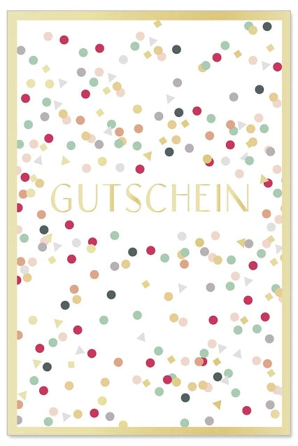 Gutschein Konfetti - Schmidt's Papeterie