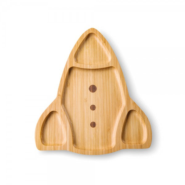Bamboo Plate - Rocket - Schmidt's Papeterie