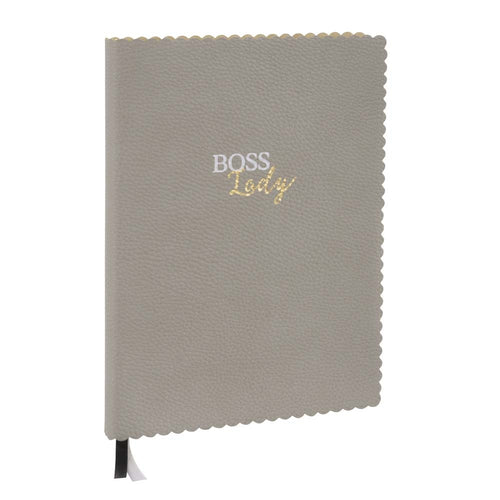 Majoie Notizbuch DIN A5 'Boss Lady' grau