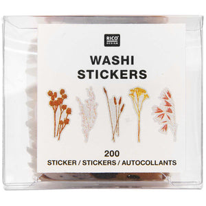Washi-Sticker Trockenblumen - Schmidt's Papeterie