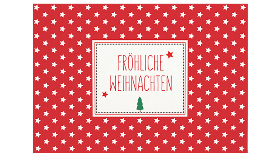 Fröhliche Weihnachten Tannenbaum - Schmidt's Papeterie