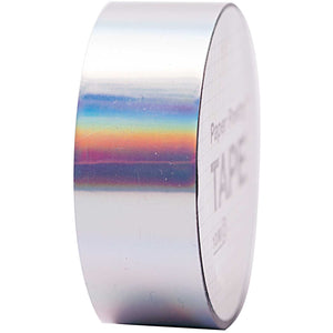 Tape Holographic Irisierend Silber - Schmidt's Papeterie
