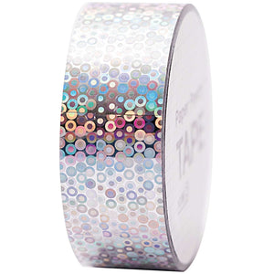 Tape Holographic Kreise Silber - Schmidt's Papeterie