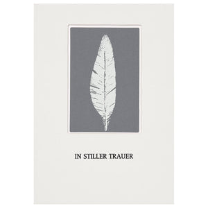 Beileidskarte "In stiller Trauer" - Schmidt's Papeterie