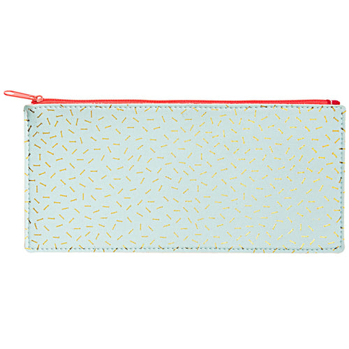 Etui Mint/Gold Konfetti - Schmidt's Papeterie