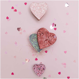 Konfetti Herz Mix Rosa - Schmidt's Papeterie