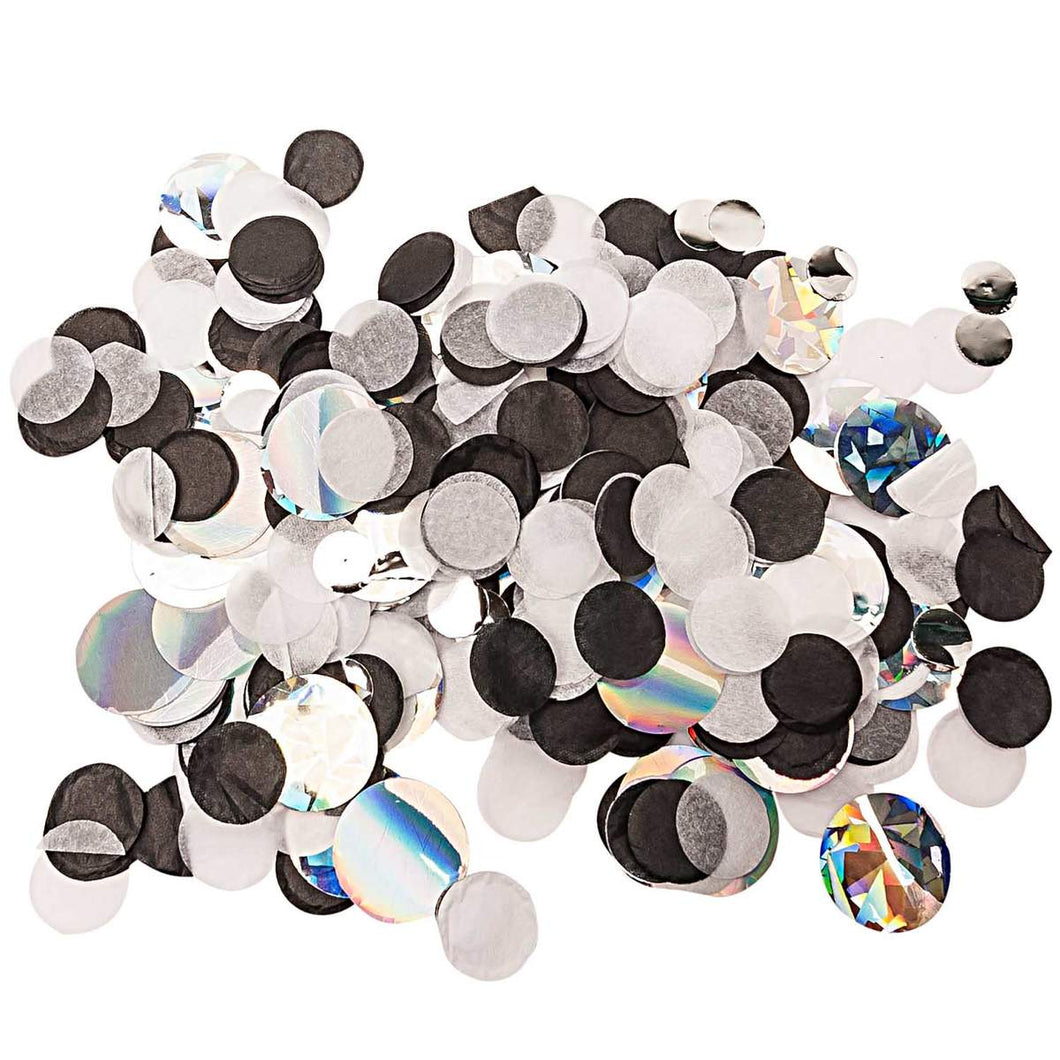 Konfetti Popper Party Mix schwarz