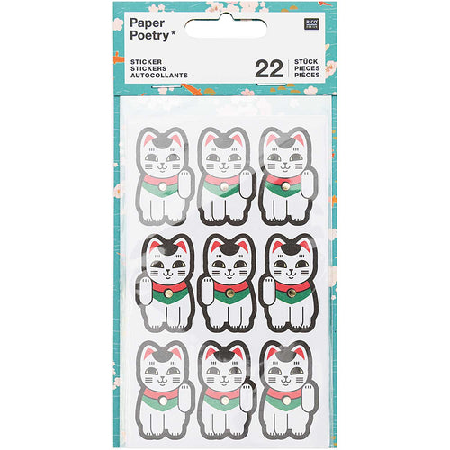 Sticker Jardin Japonais Winkekatzen - Schmidt's Papeterie