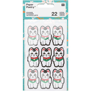 Sticker Jardin Japonais Winkekatzen - Schmidt's Papeterie
