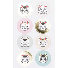 Lade das Bild in den Galerie-Viewer, Sticker Japonais Katzen - Schmidt&#39;s Papeterie