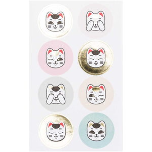 Sticker Japonais Katzen - Schmidt's Papeterie