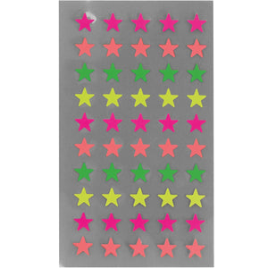 Office Sticker Neon Sterne klein - Schmidt's Papeterie