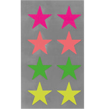 Lade das Bild in den Galerie-Viewer, Office Sticker Neon Sterne groß - Schmidt&#39;s Papeterie