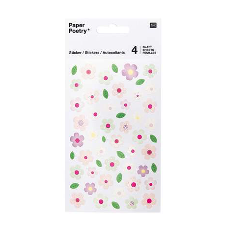 Sticker Blumen - Schmidt's Papeterie