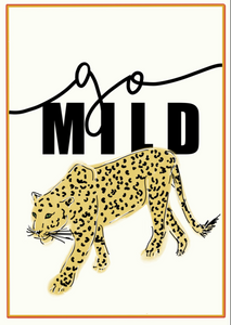 Postkarte - go mild - Schmidt's Papeterie