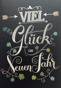 Viel Glück im Neuen Jahr - Schmidt's Papeterie