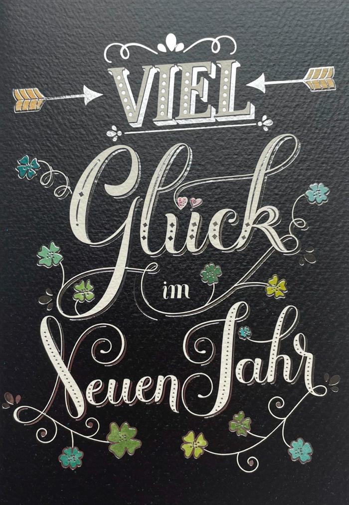 Viel Glück im Neuen Jahr - Schmidt's Papeterie