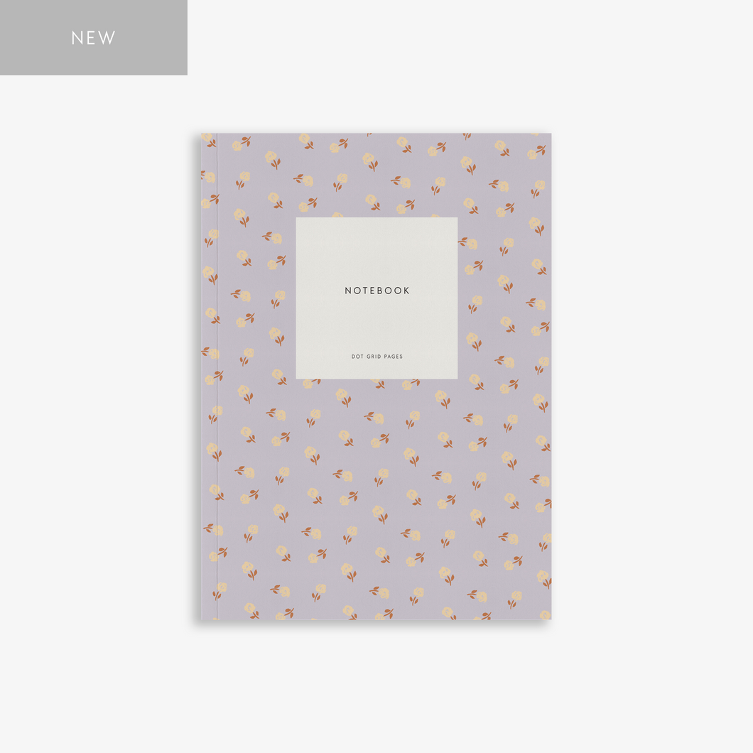 Medium Notebook Leaves Terracotta - Schmidt's Papeterie