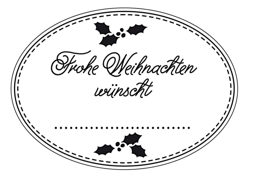 Stempel Frohe Weihnachten - Schmidt's Papeterie