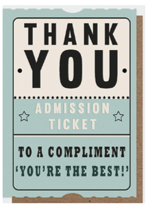 Happy Birthday "Ticket" You're the best - Schmidt's Papeterie
