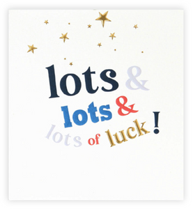 lots of luck! - Schmidt's Papeterie