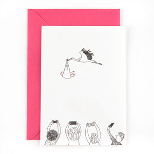 'Stork with Baby'