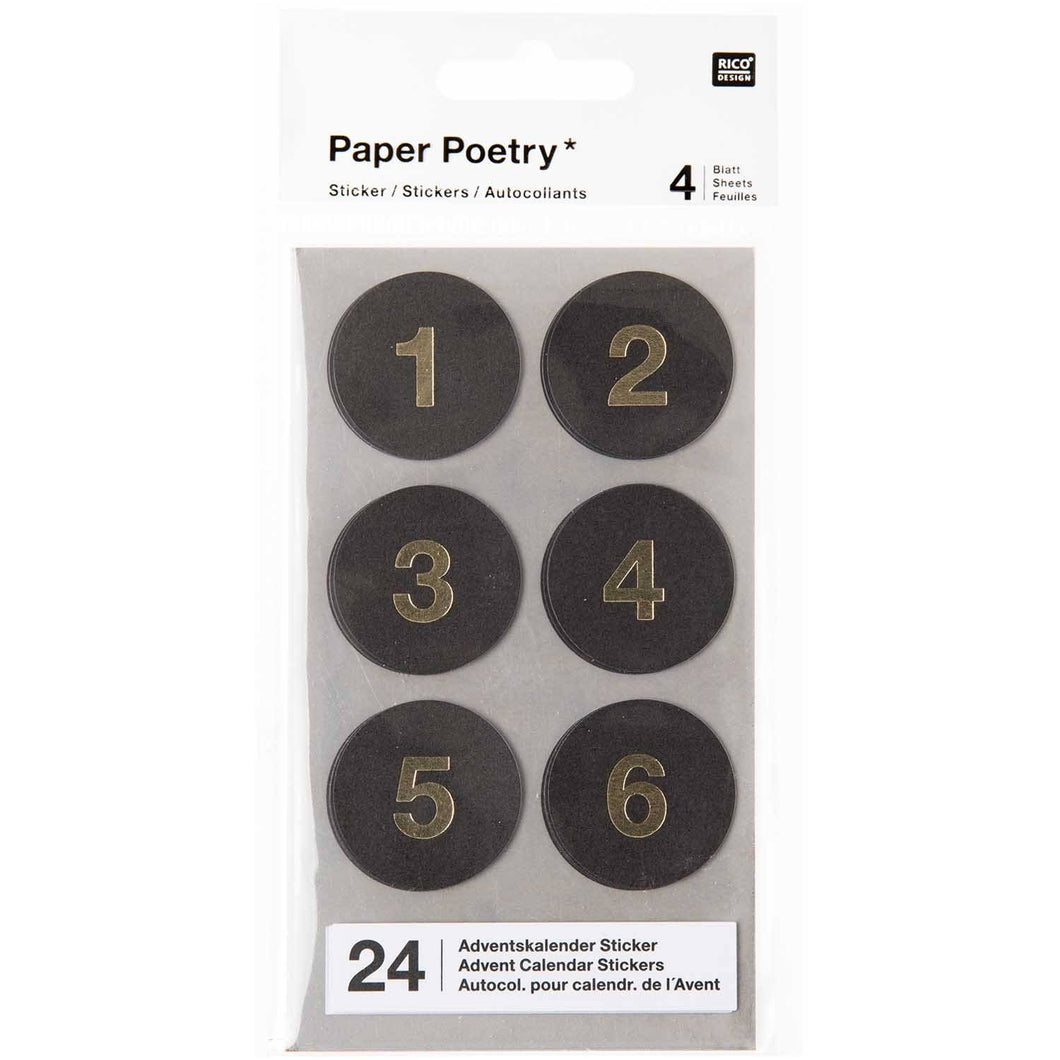 Adventskalender Sticker - Schmidt's Papeterie