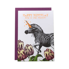 Lade das Bild in den Galerie-Viewer, Birthday Unicorn Zebra - Schmidt&#39;s Papeterie