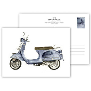 Blue scooter - Schmidt's Papeterie