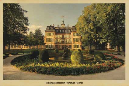 Bolongaropalast in Frankfurt-Höchst - Schmidt's Papeterie