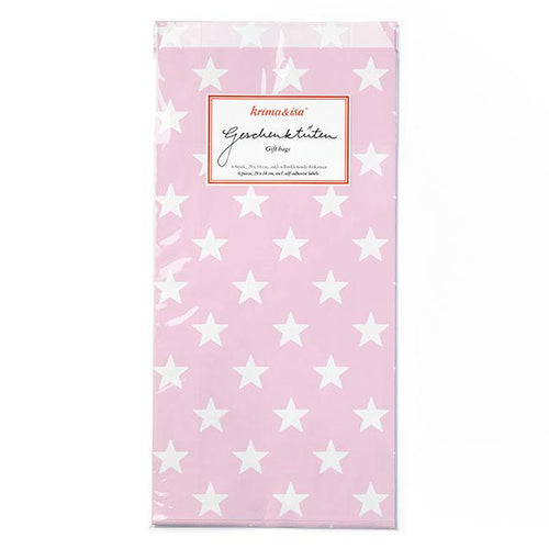Geschenktüten Sterne Rosa - Schmidt's Papeterie