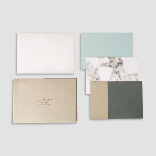 Gift Cards Set, Pure Natira - Schmidt's Papeterie