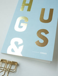 Hugs & Kisses (Blau) - Schmidt's Papeterie